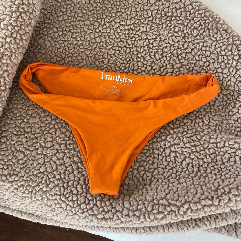 Frankie’s Bikinis Orange Bikini Bottom